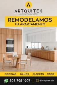 Remodelación de apartamentos Artquitek